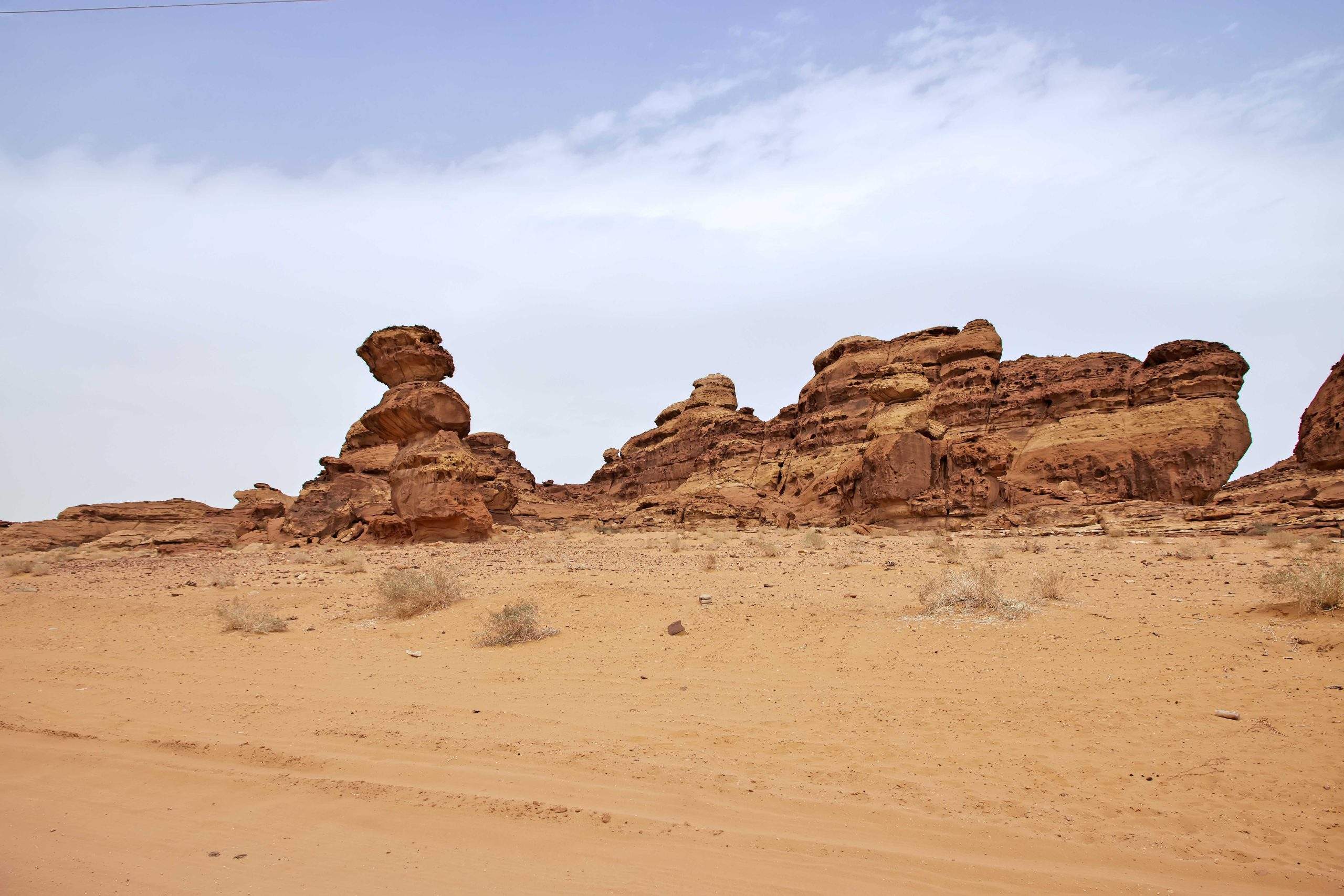 art rocks desert close al ula saudi arabia 11zon